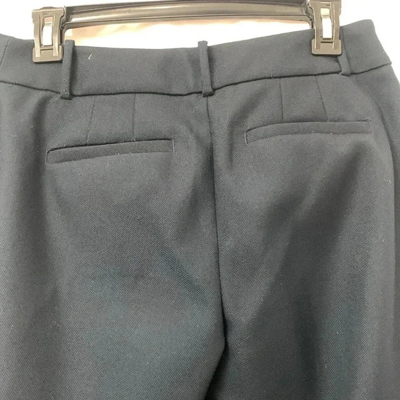 Women’s LOFT Julie Straight Leg Mid Rise Pleated Classic Trousers Navy Size2 EUC - Picture 6 of 8